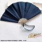 Abanicos de Bambú con 5 Varillas 23 cm
